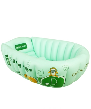 欧培温馨小象婴儿浴盆绿色